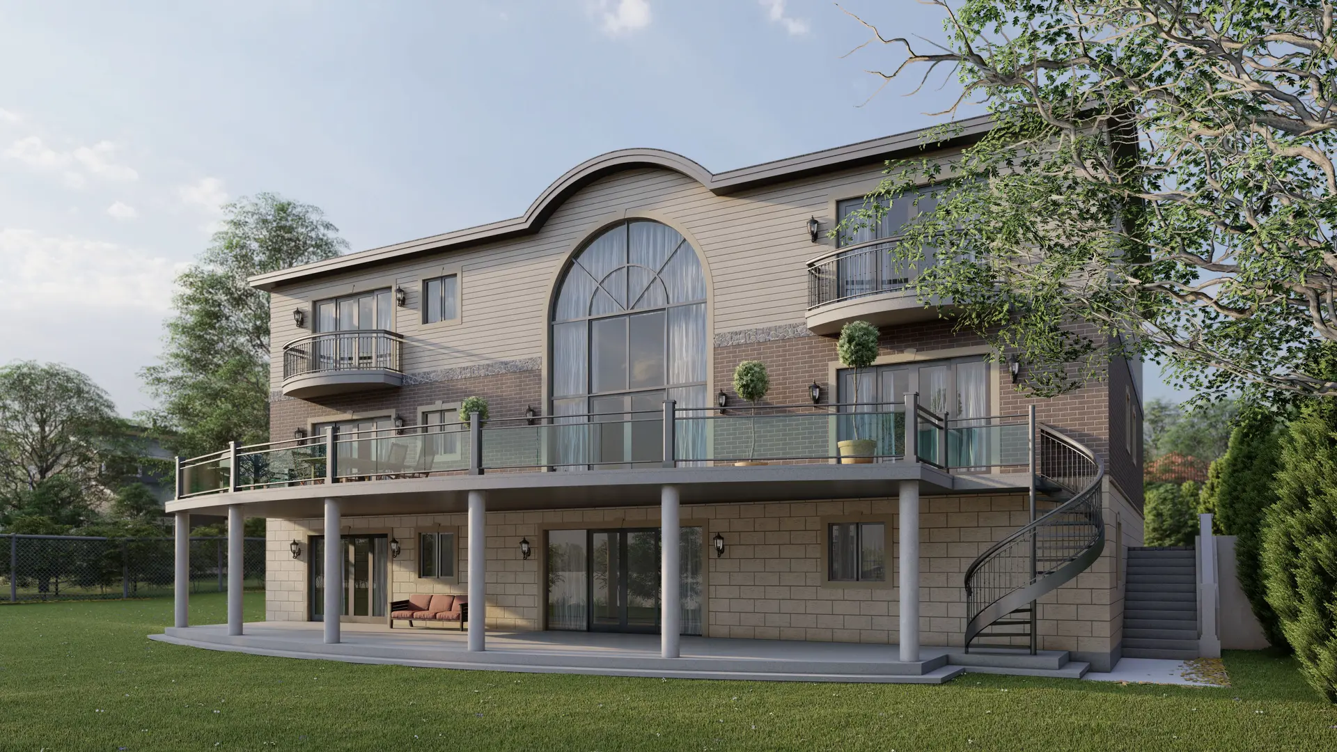 Villa classique — vue 2