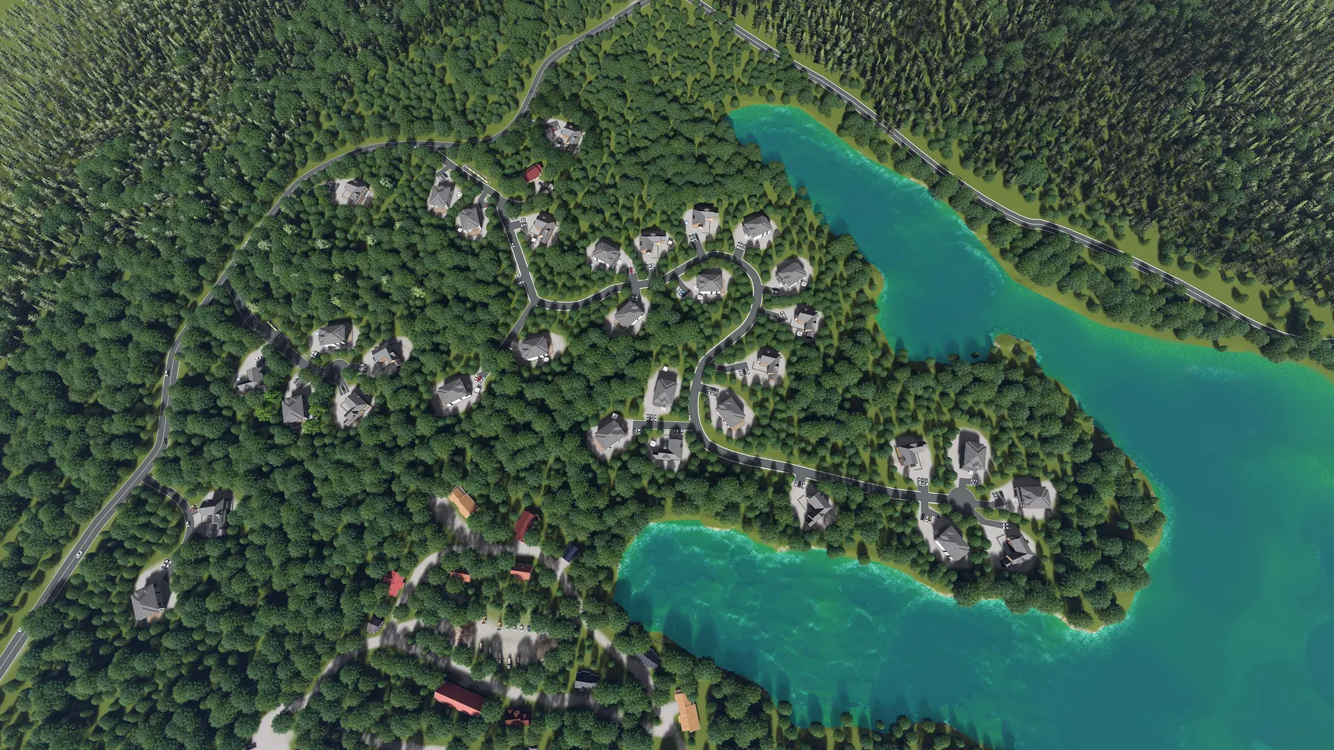 Développement résidentiel en forêt — vue 5