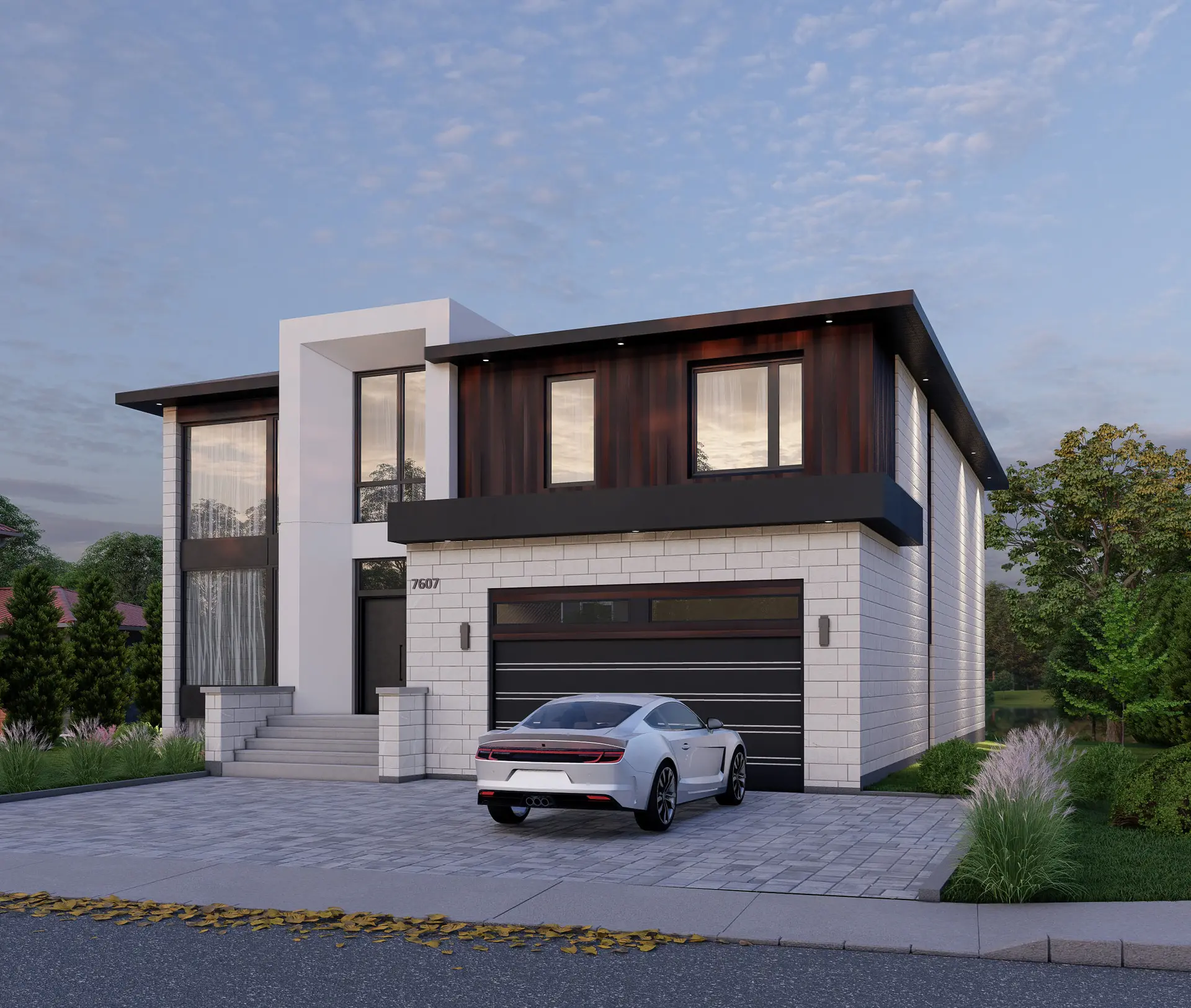 Maison contemporaine — vue 2