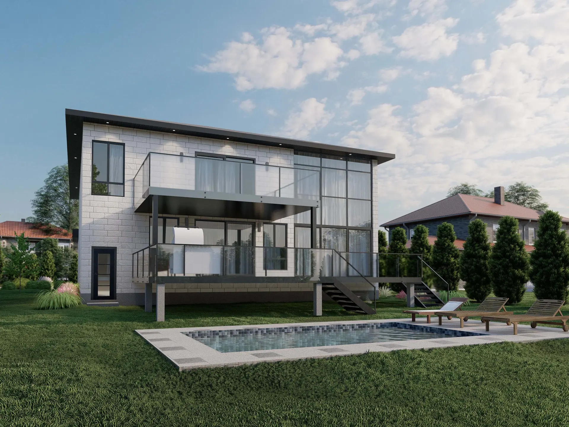 Maison contemporaine — vue 4