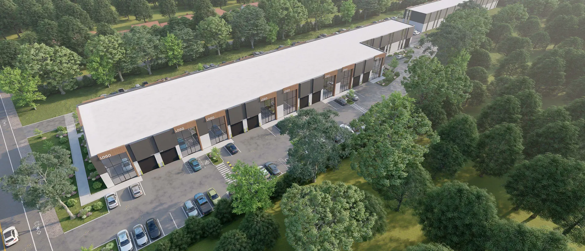 Complexe commercial contemporain — vue 4