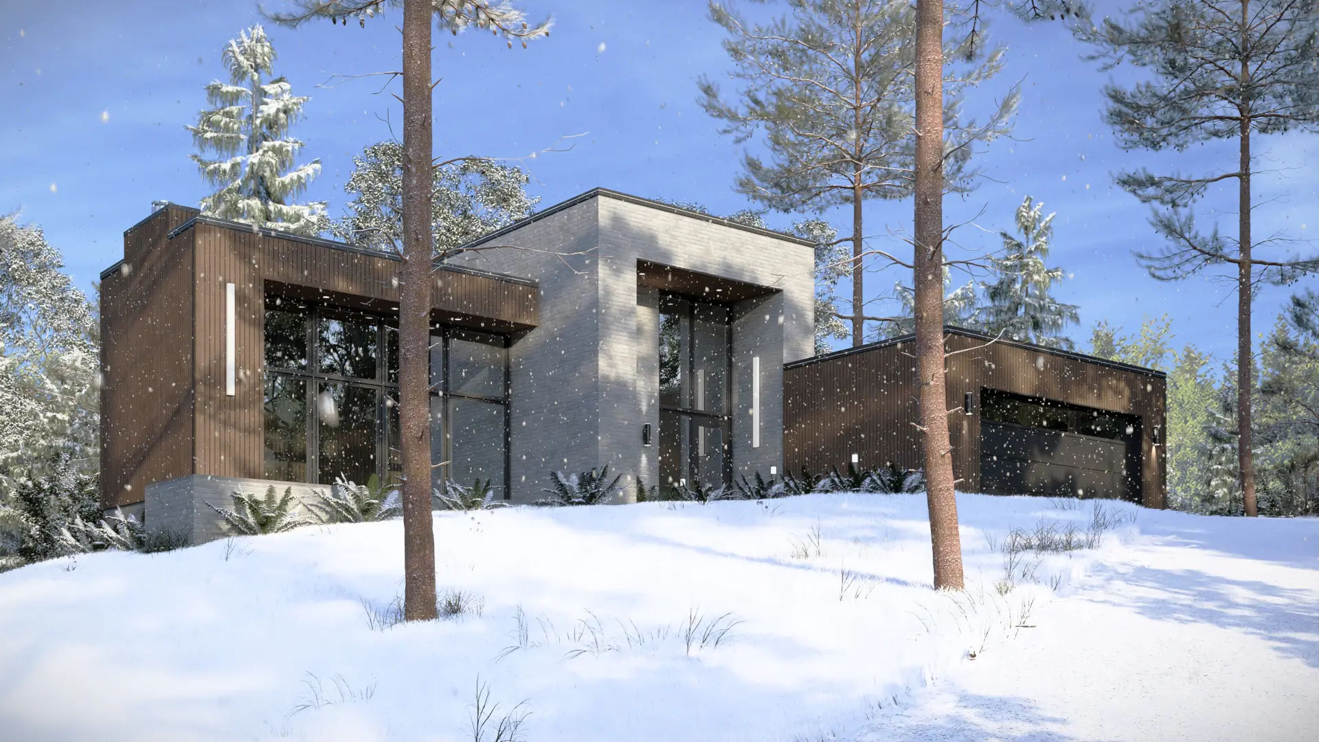 Résidence en forêt — vue 2