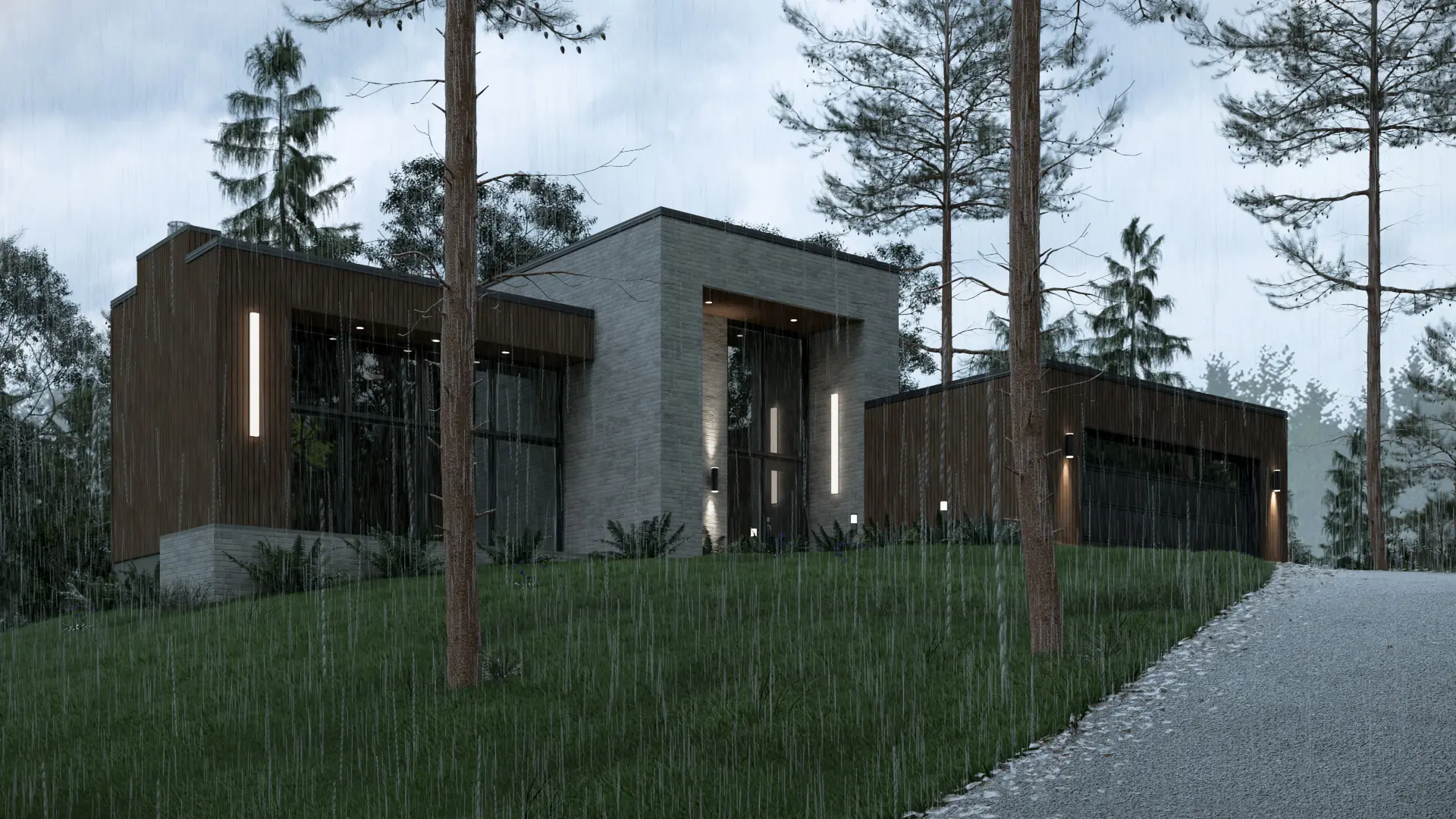 Résidence en forêt — vue 4