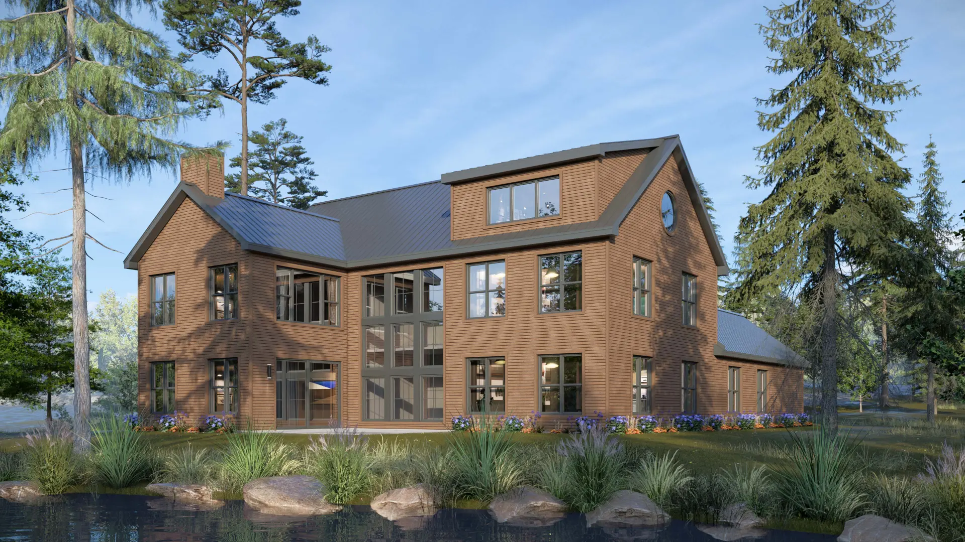 Maison en forêt — vue 3