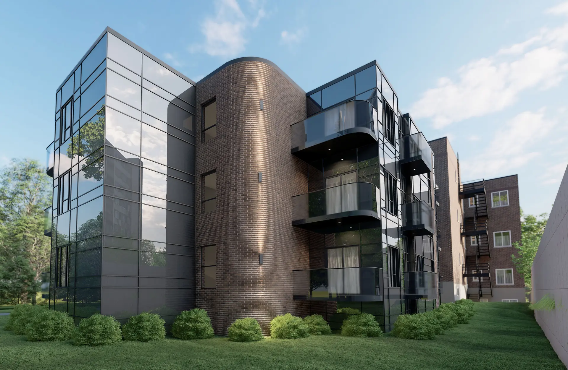 Agrandissement résidentiel urbain — vue 3