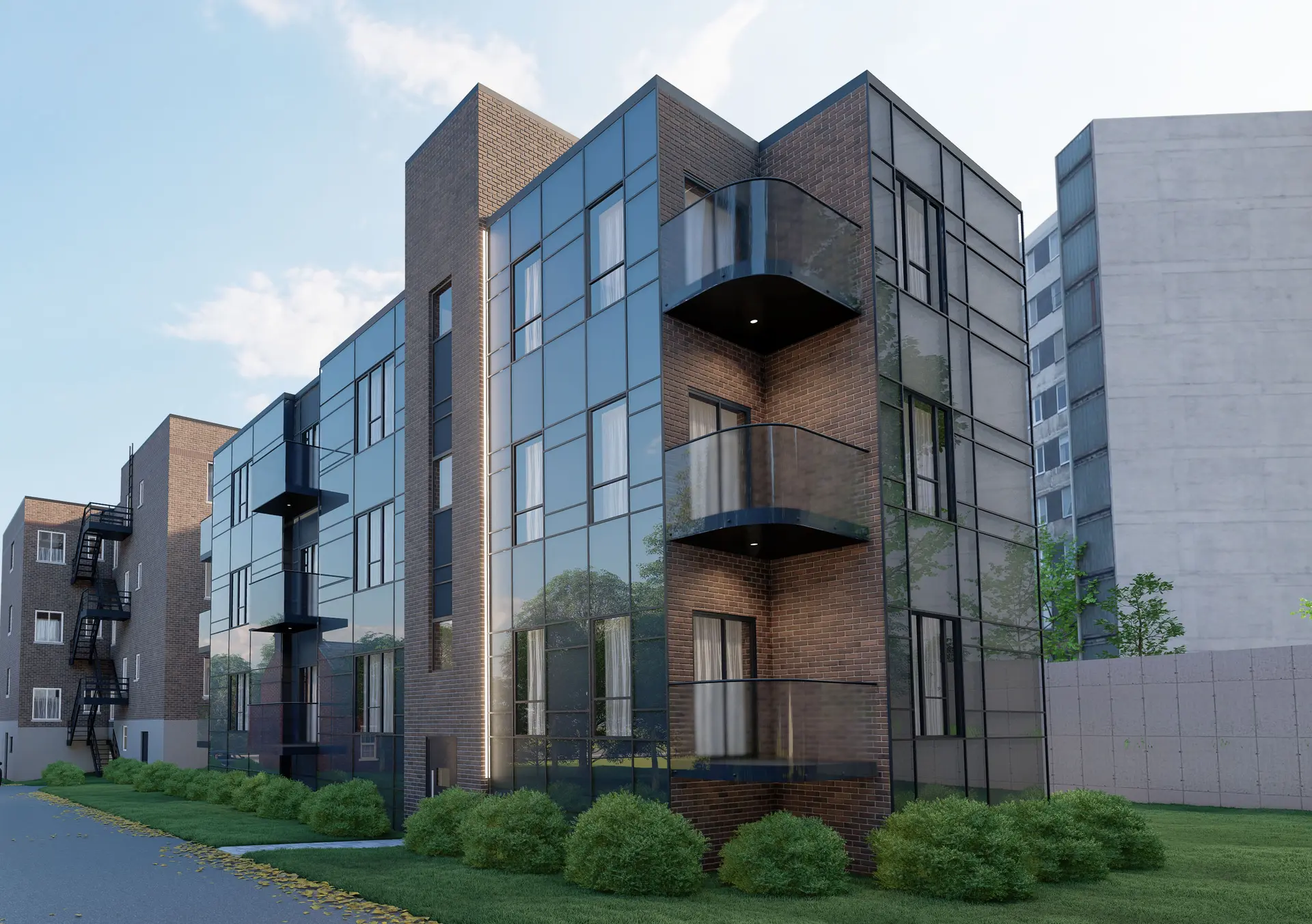 Agrandissement résidentiel urbain — vue 4