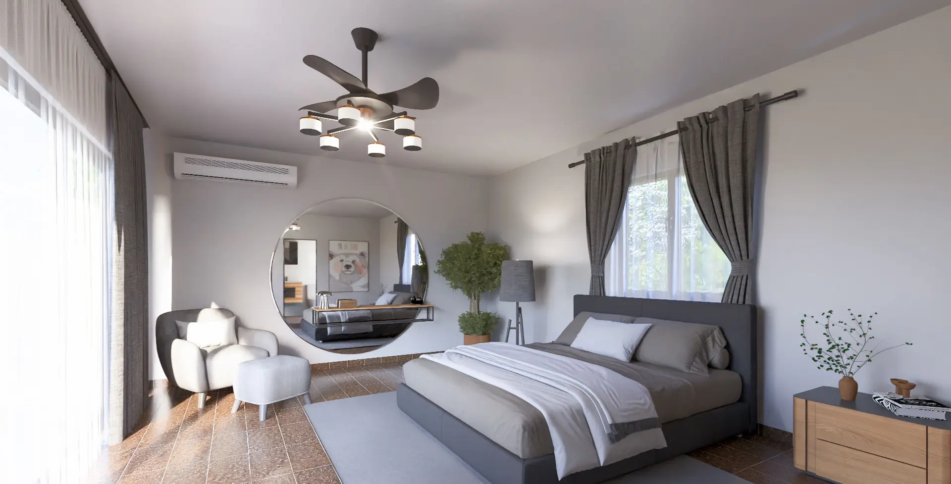 Chambre contemporaine — vue 7