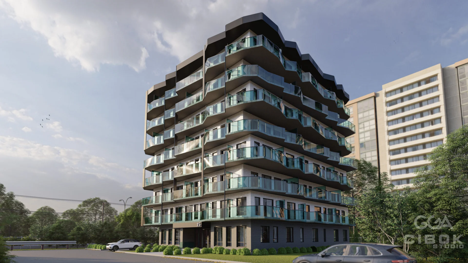 Maison au bord de l’eau — rendu 3D