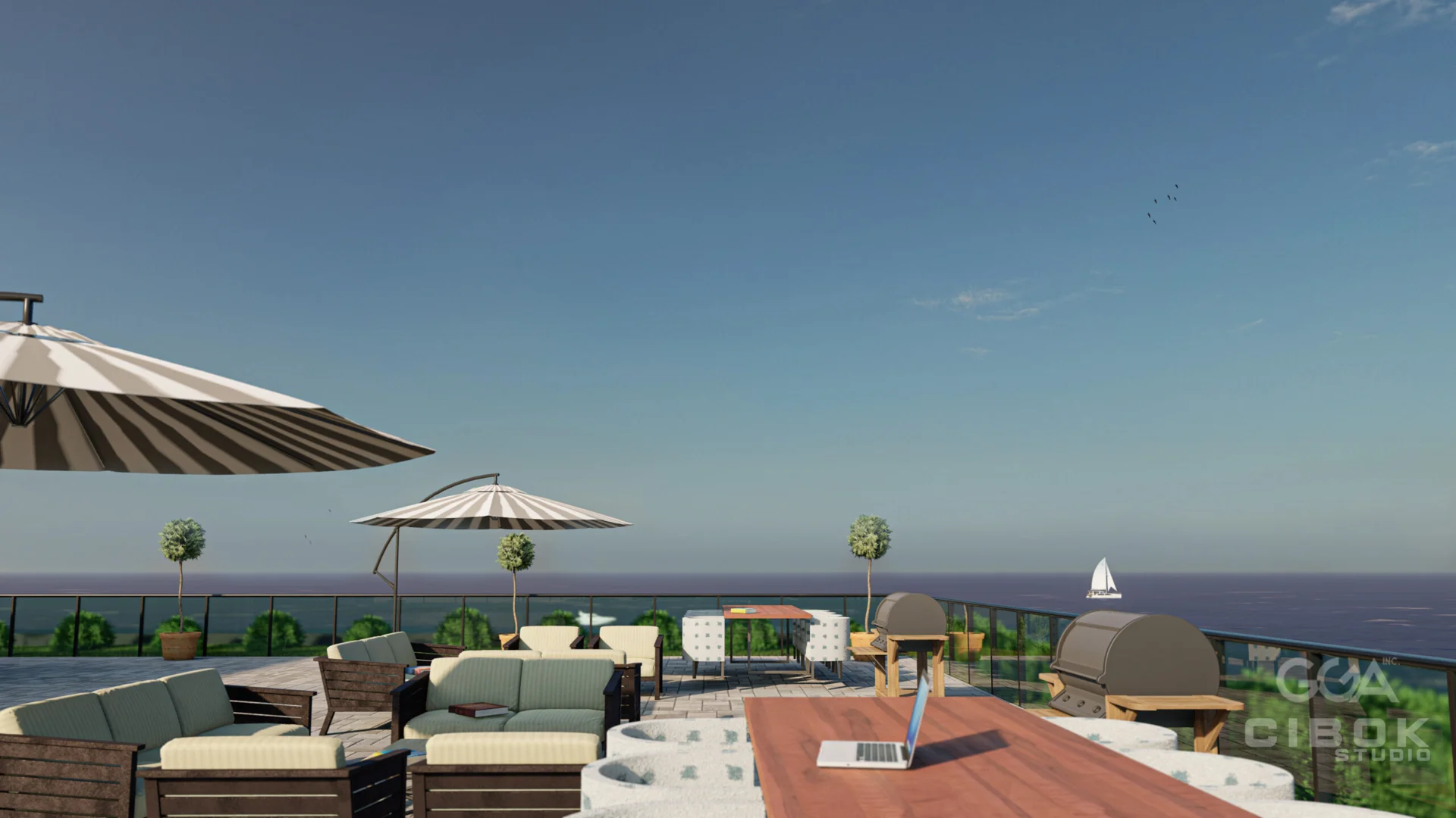 Maison au bord de l’eau — vue 4
