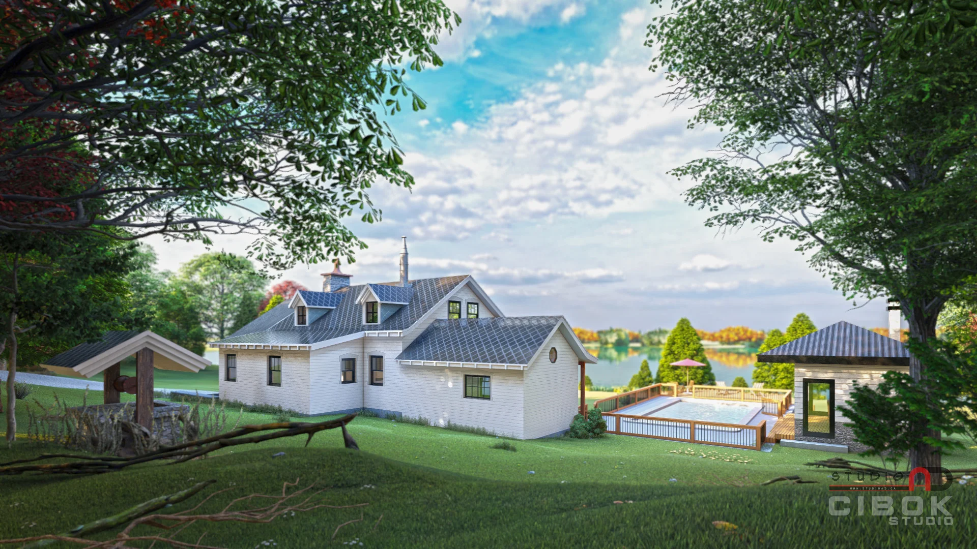 Résidence au bord du lac — vue 7