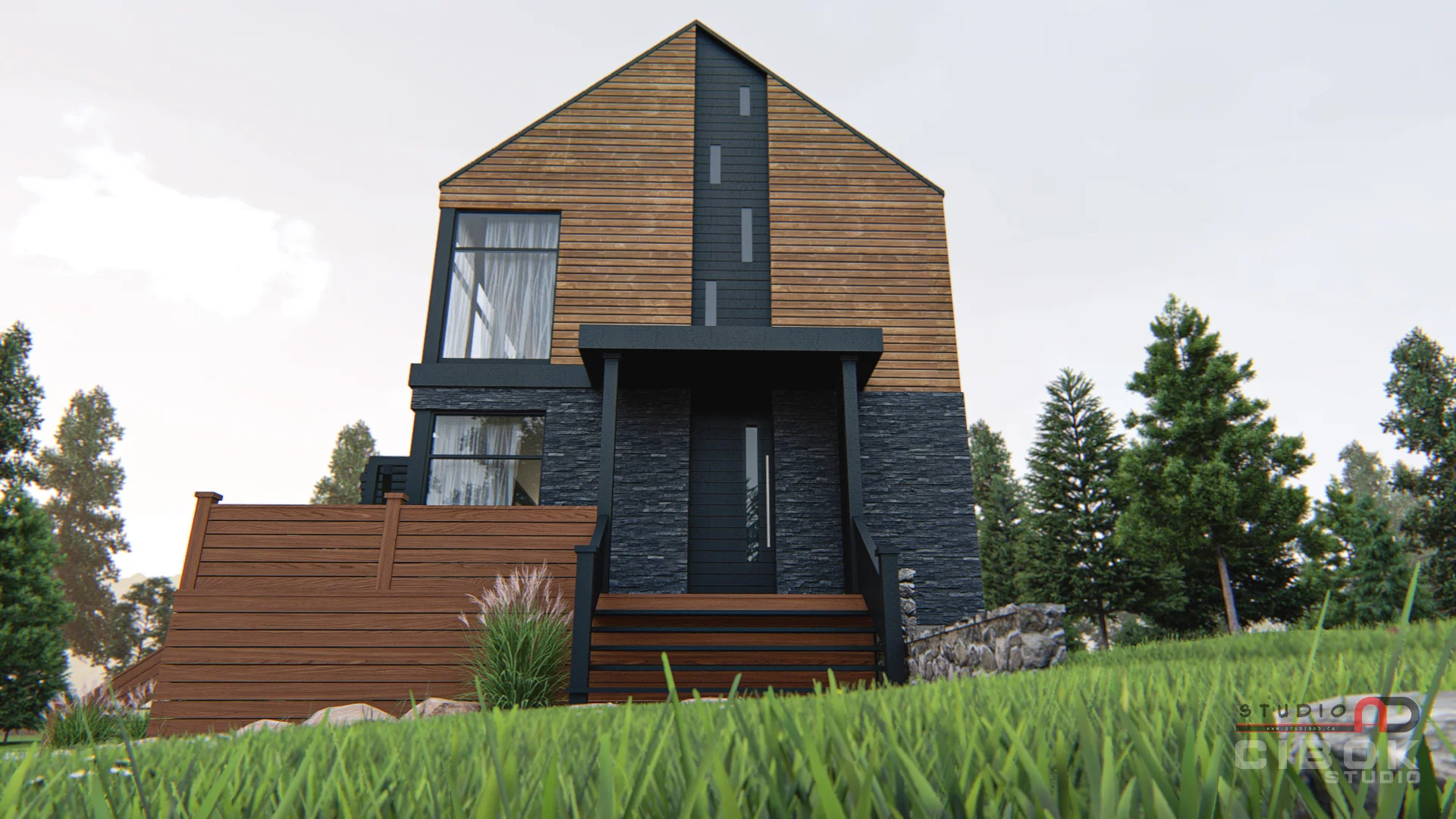 Chalet contemporain — vue 4