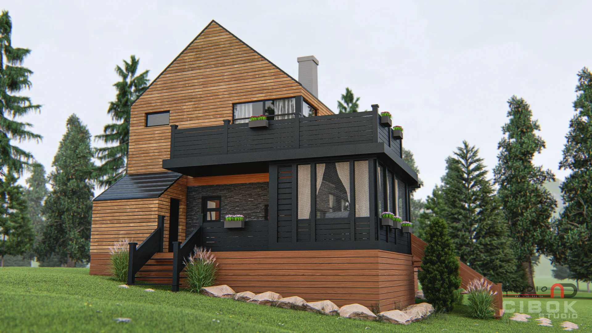 Chalet contemporain — vue 5