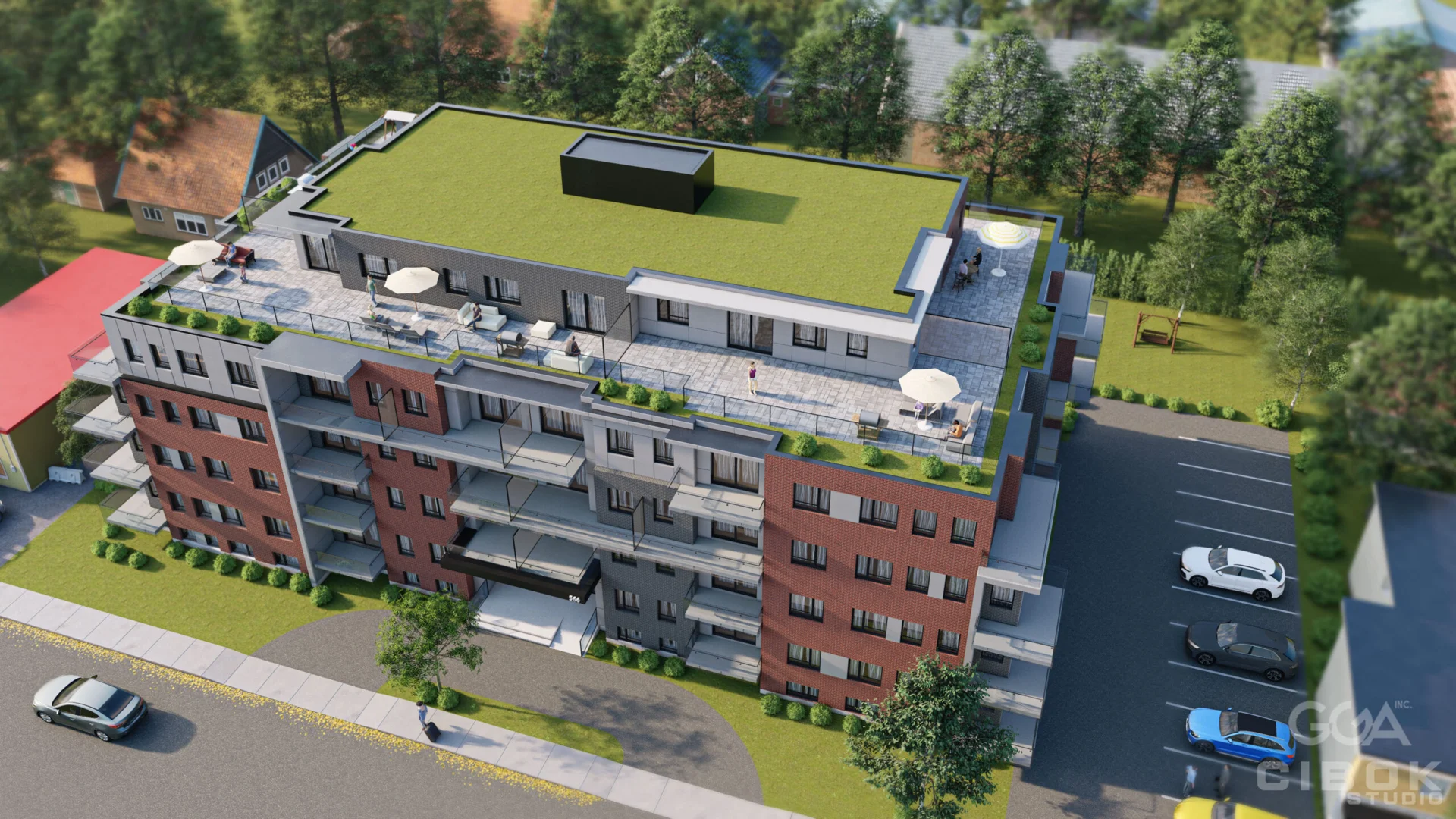 Immeuble multifamilial — vue 3